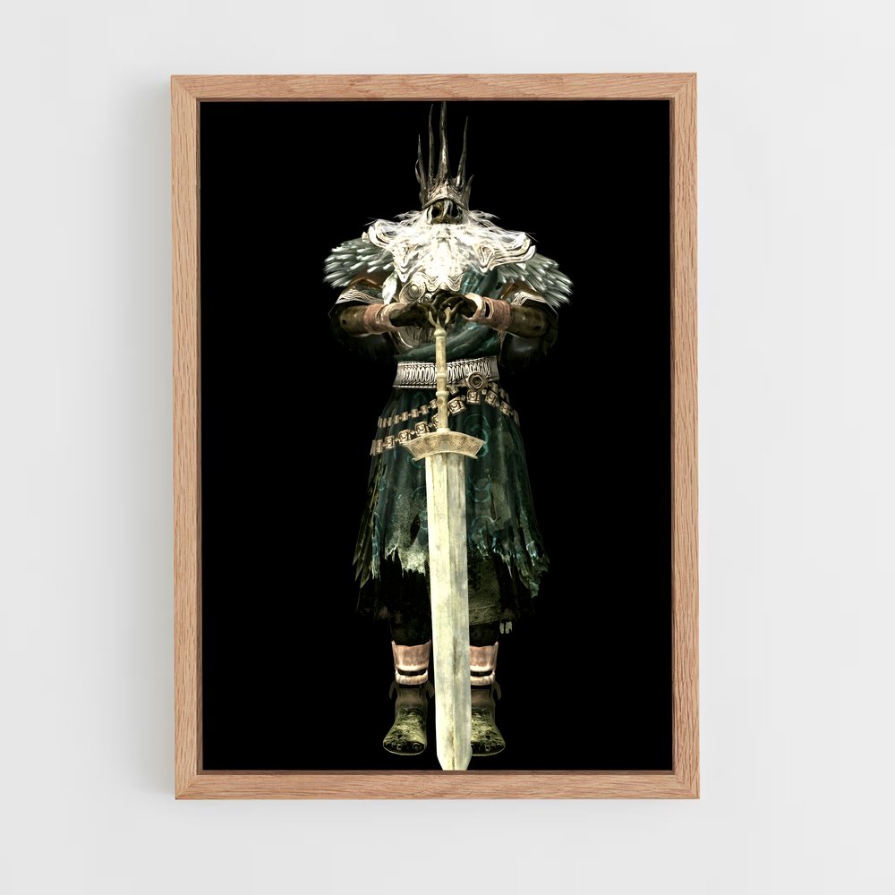 Poster Le Chevalier Sombre – affiche Dark souls (vue 4)